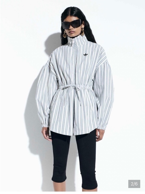 adidas Originals Jackets & Blazers - NEW Adidas Originals x ASOS White Navy Pinstripes Jacket